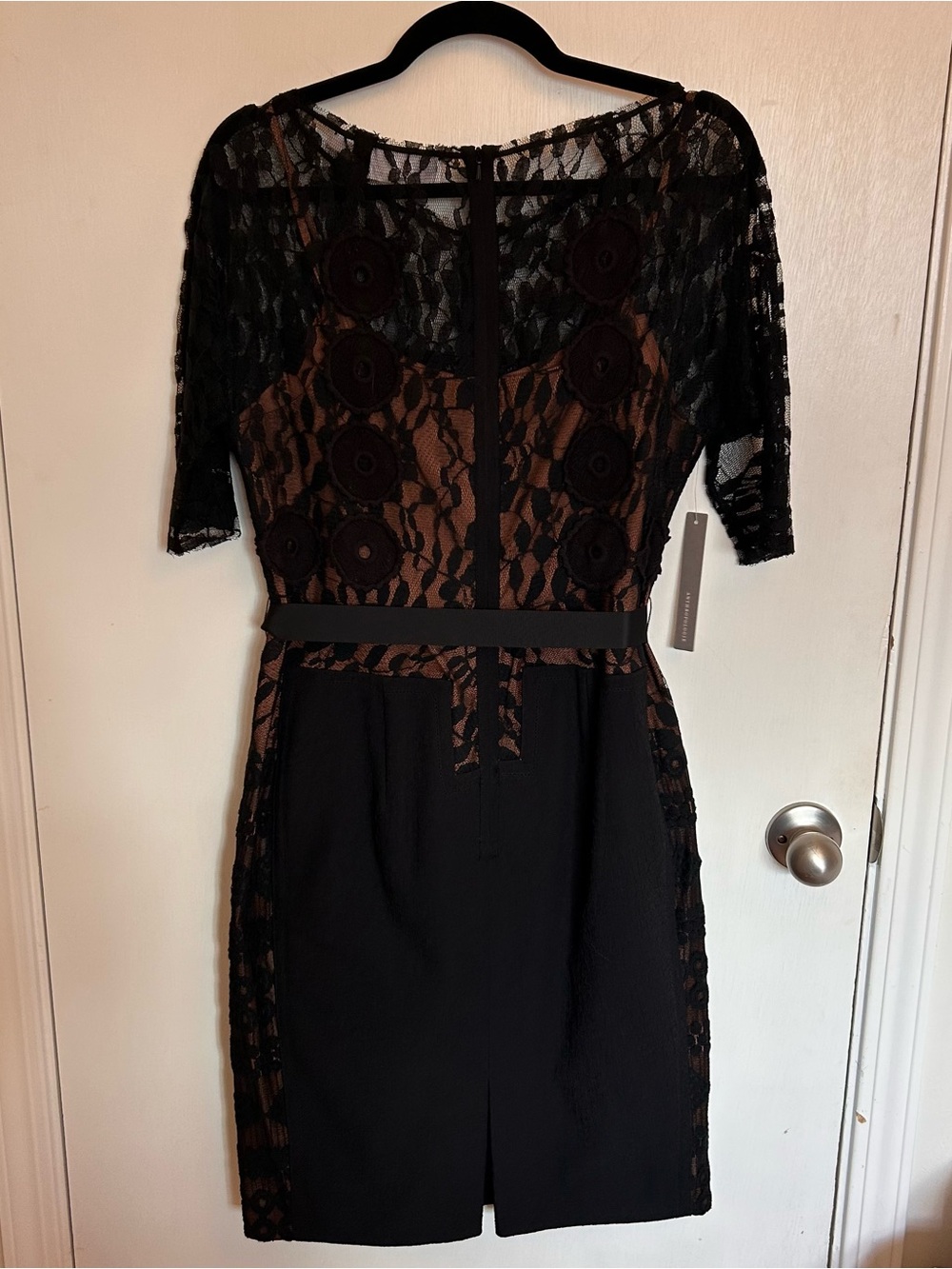 Anthropologie Black Lace Cocktail Dress NWT - Picture 10 of 10